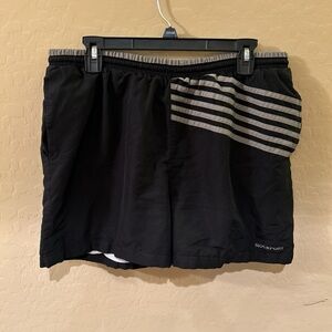 Rockport Black and Gray Sports Shorts